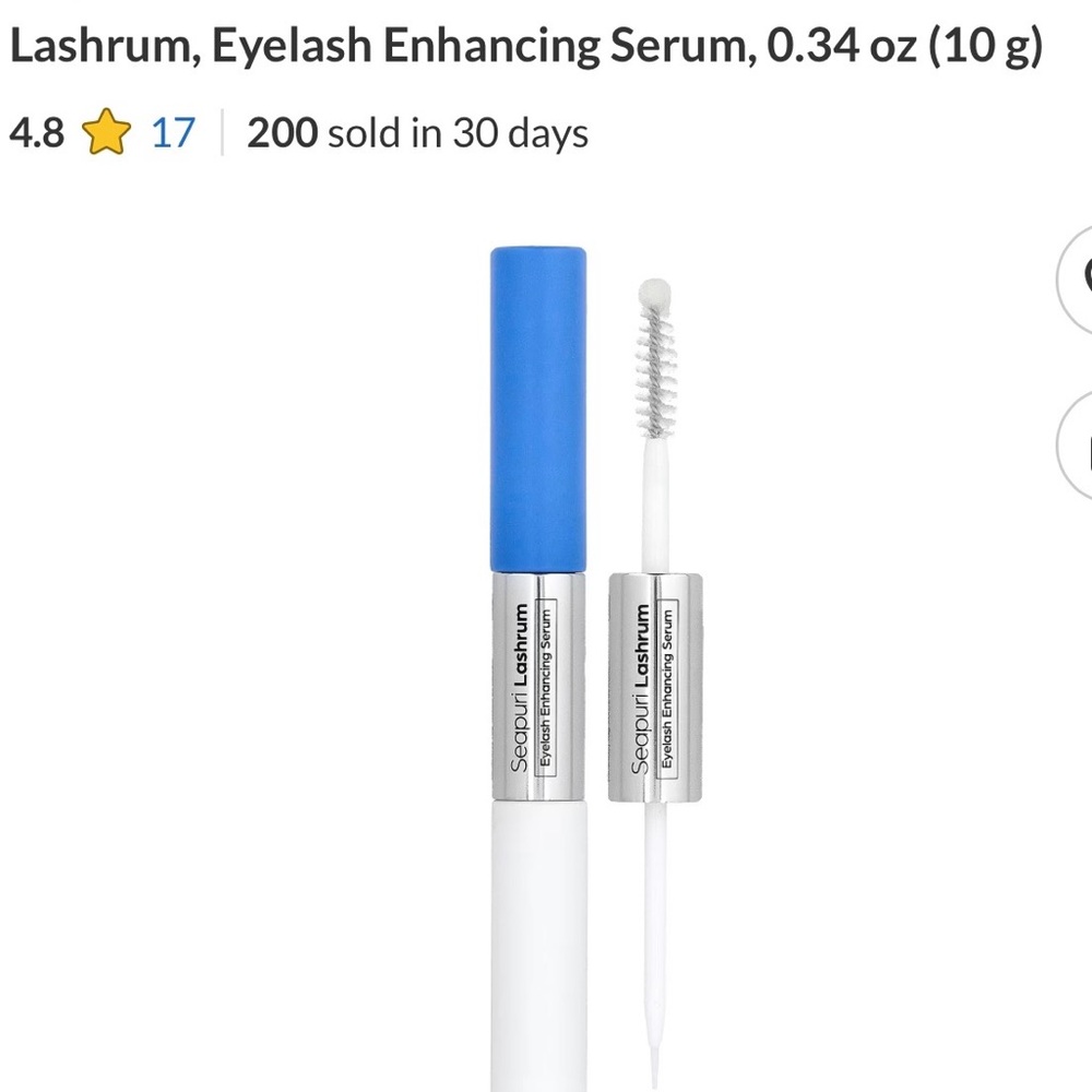 NWT seapuri lashrum Eyelash Enhancing Serum